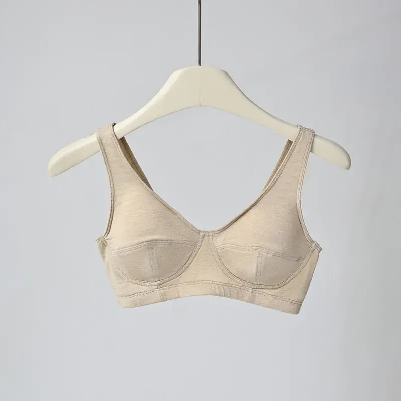 Non-Steel Cup Bra Mulberry Silk Cool Sense Women
