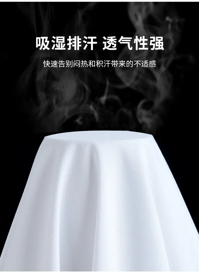 Men's White 3-Piece Short Sleeve Shirt with Anti-Allergen Care — feature 8