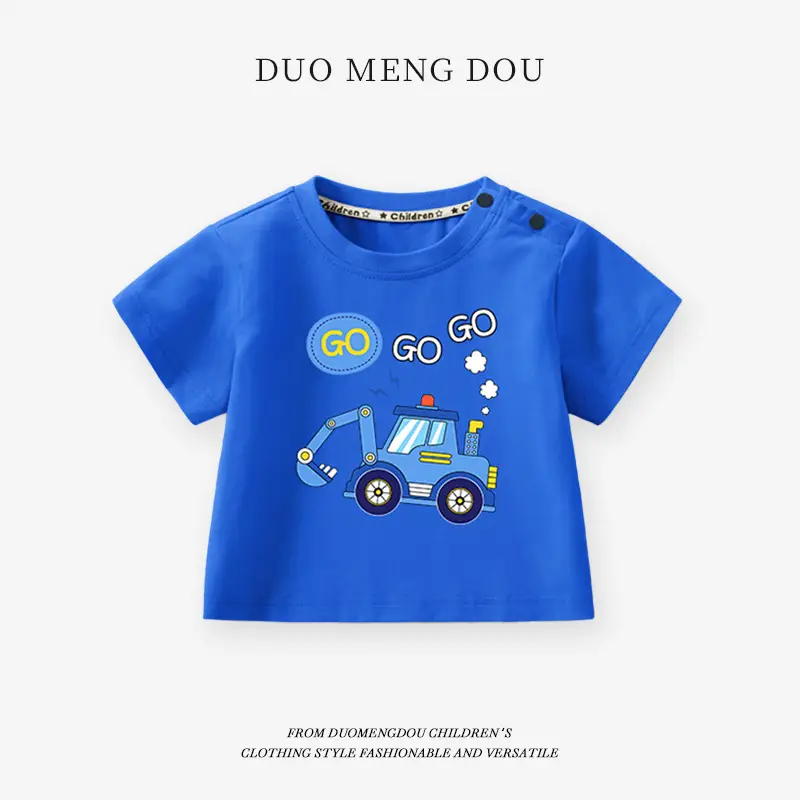 Boys T-Shirt Car Nish If Adorn Blue 2025 - Image 13