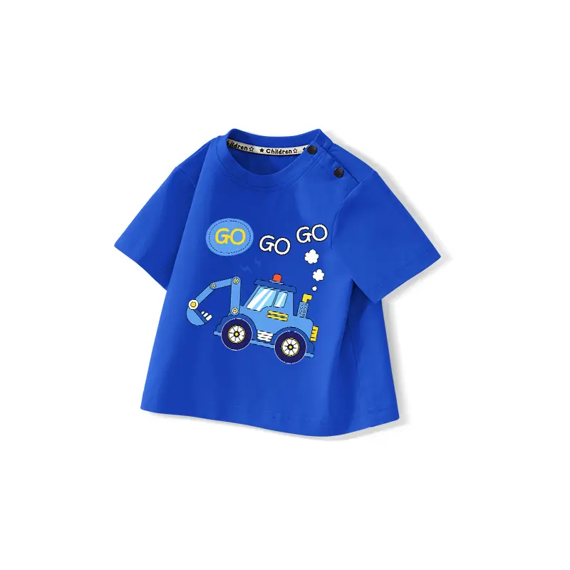 Boys T-Shirt Car Nish If Adorn Blue 2025 - Image 17
