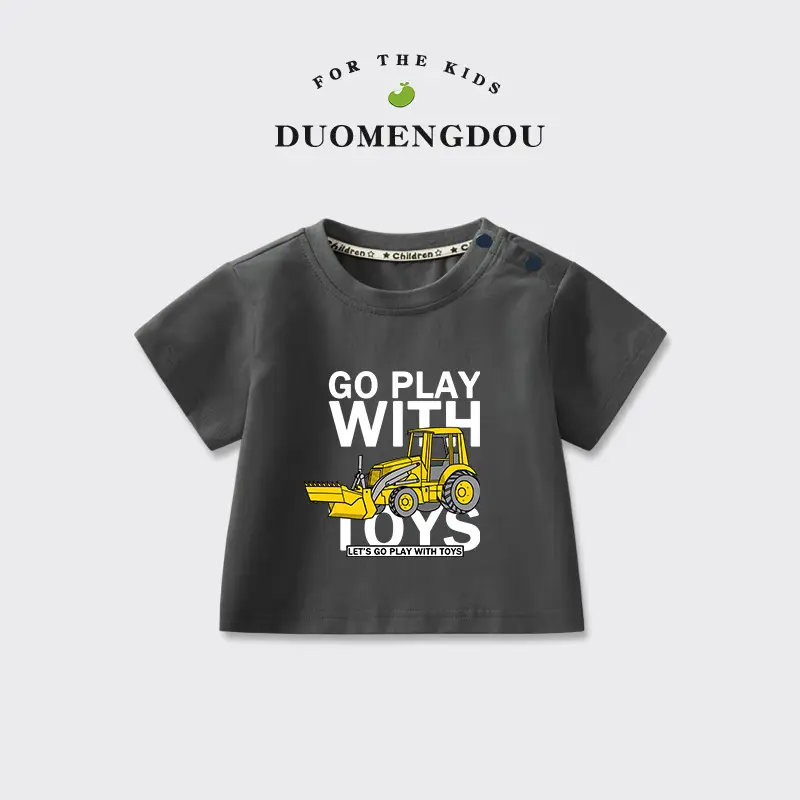 Boys T-Shirt Car Nish If Adorn Blue 2025 - Image 2