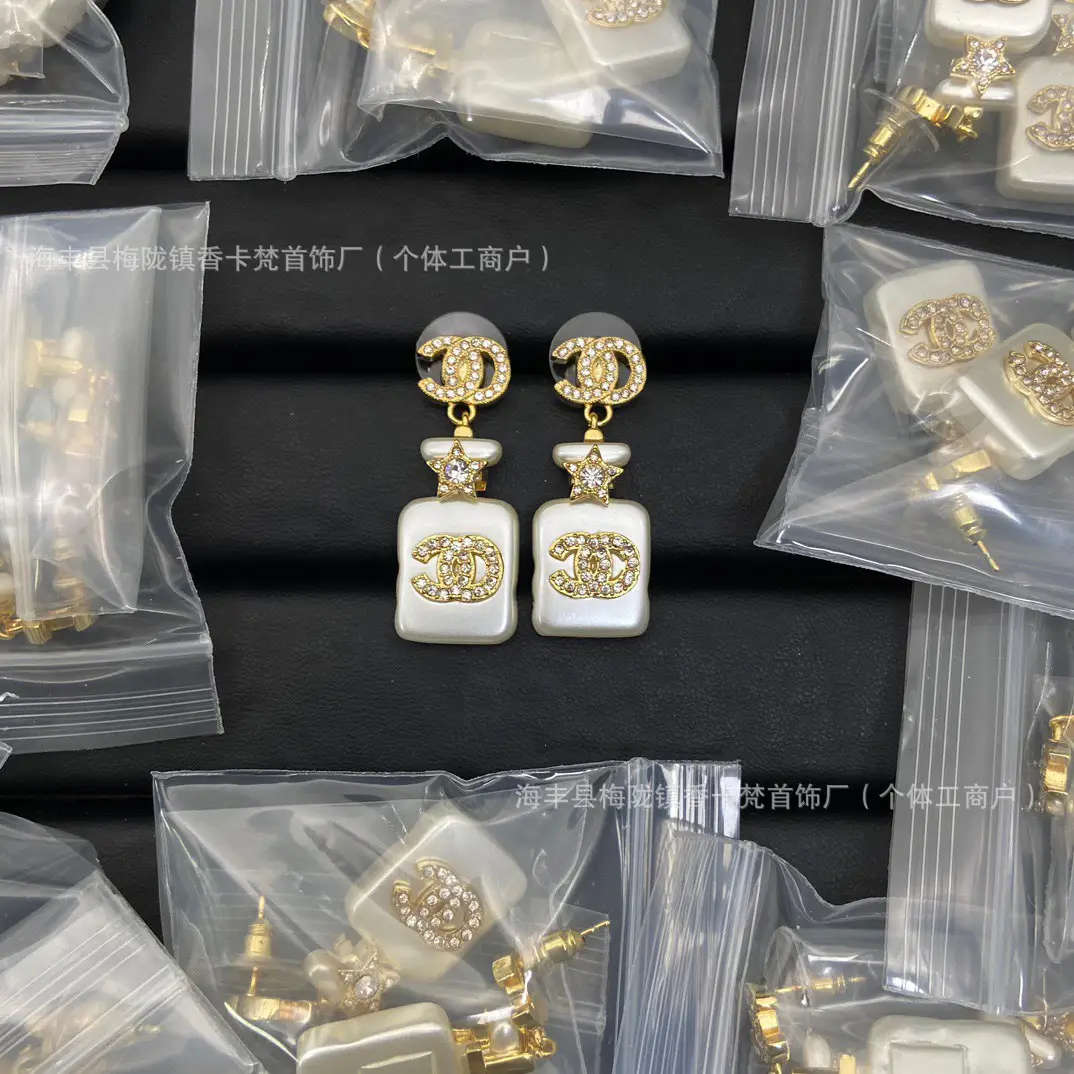 Xiao Xiang Pearl Diamond Earrings Silver Pin Mid-ancient Style - Image 12