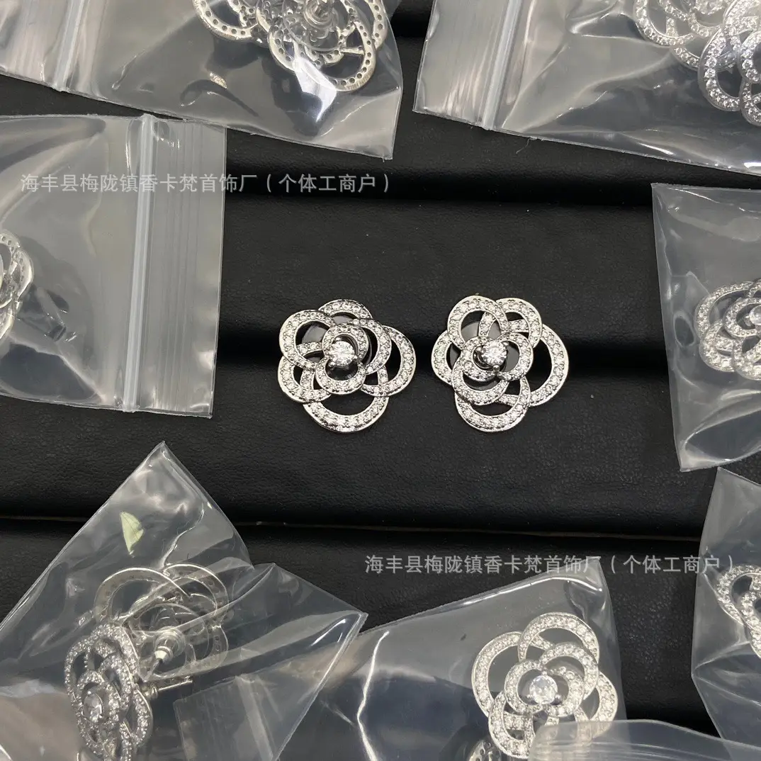 Xiao Xiang Pearl Diamond Earrings Silver Pin Mid-ancient Style - Image 14