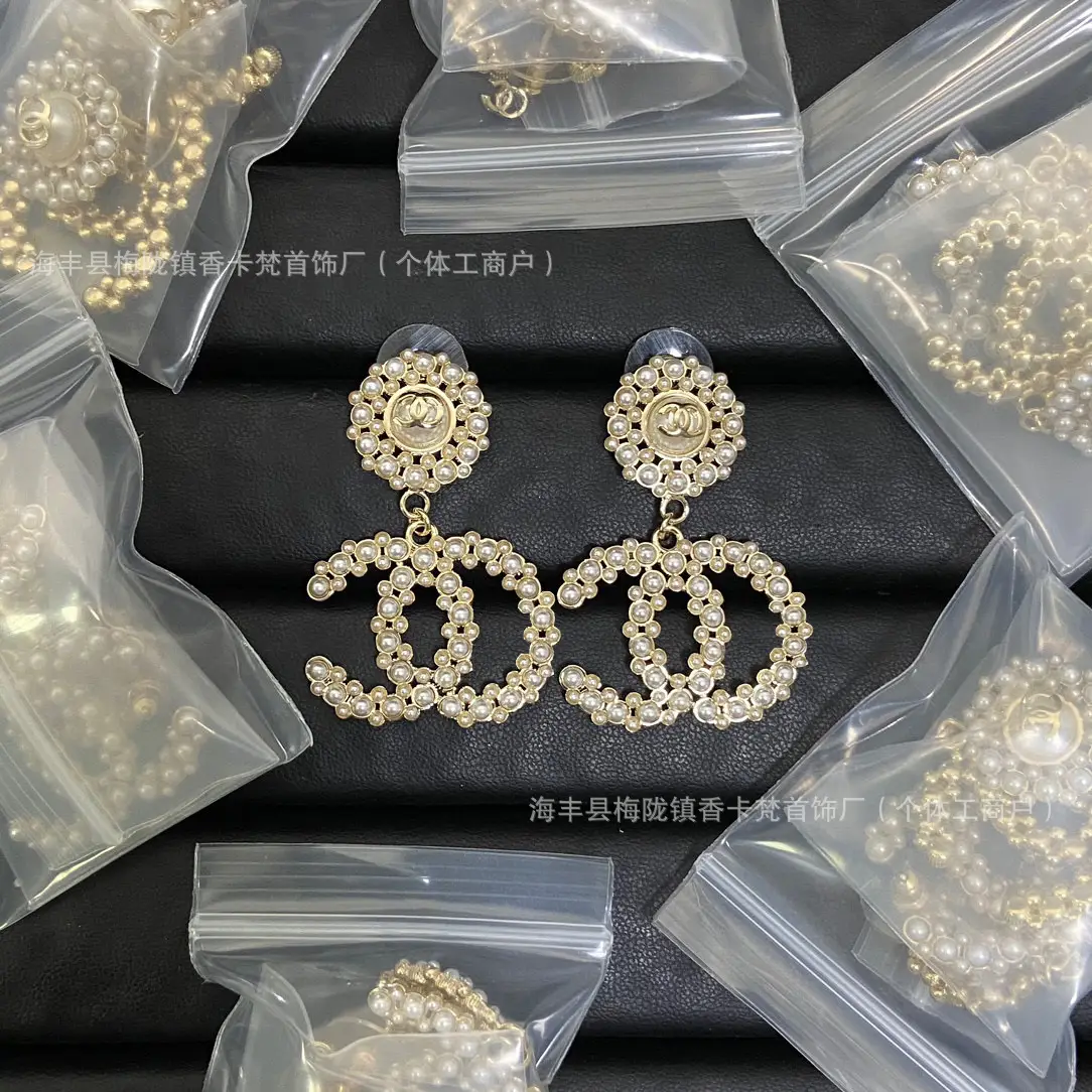 Xiao Xiang Pearl Diamond Earrings Silver Pin Mid-ancient Style - Image 2