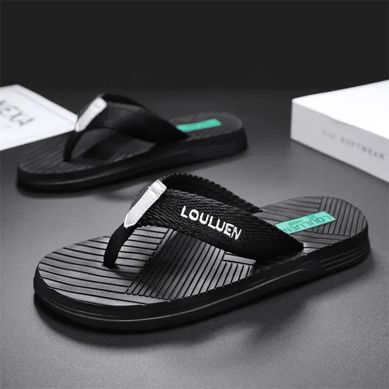 Flip-flops men's sandals and slippers men's flip-flops beach shoes casual summer trendy non-slip stylish outdoor wear - Image 36