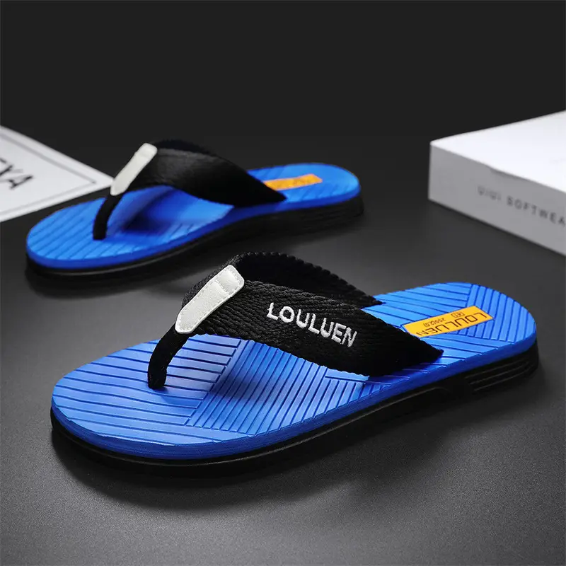 Flip-flops men's sandals and slippers men's flip-flops beach shoes casual summer trendy non-slip stylish outdoor wear - Image 38