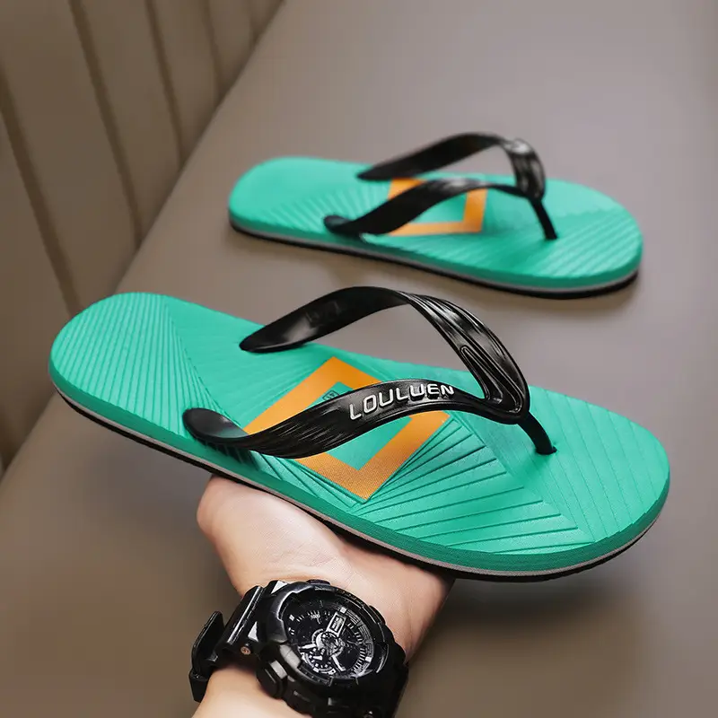 Flip-flops men's sandals and slippers men's flip-flops beach shoes casual summer trendy non-slip stylish outdoor wear - Image 13