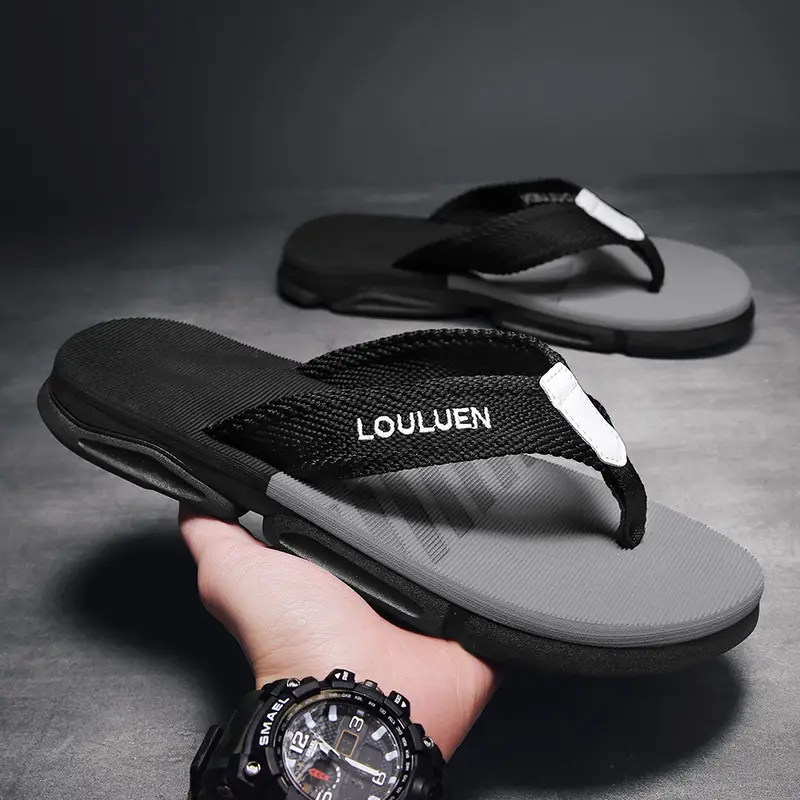 Flip-flops men's sandals and slippers men's flip-flops beach shoes casual summer trendy non-slip stylish outdoor wear - Image 14