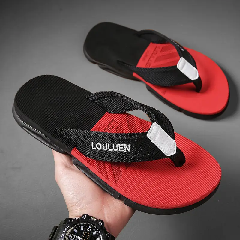 Flip-flops men's sandals and slippers men's flip-flops beach shoes casual summer trendy non-slip stylish outdoor wear - Image 15