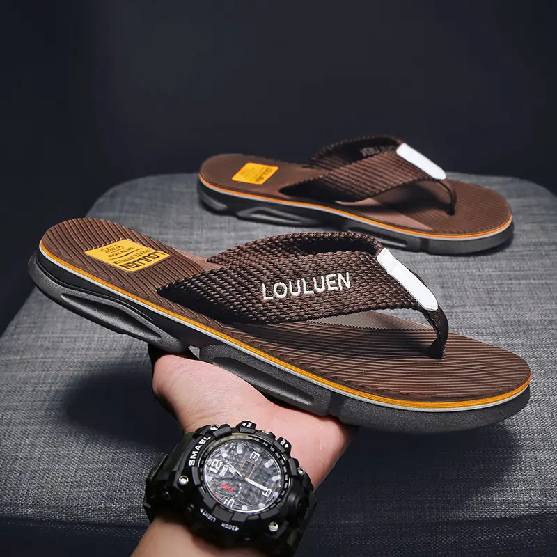 Flip-flops men's sandals and slippers men's flip-flops beach shoes casual summer trendy non-slip stylish outdoor wear - Image 20