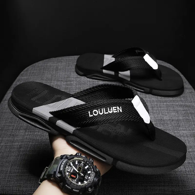 Flip-flops men's sandals and slippers men's flip-flops beach shoes casual summer trendy non-slip stylish outdoor wear - Image 21