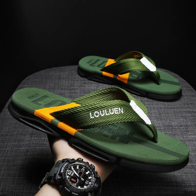 Flip-flops men's sandals and slippers men's flip-flops beach shoes casual summer trendy non-slip stylish outdoor wear - Image 22