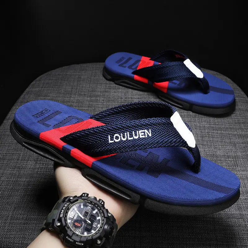 Flip-flops men's sandals and slippers men's flip-flops beach shoes casual summer trendy non-slip stylish outdoor wear - Image 23