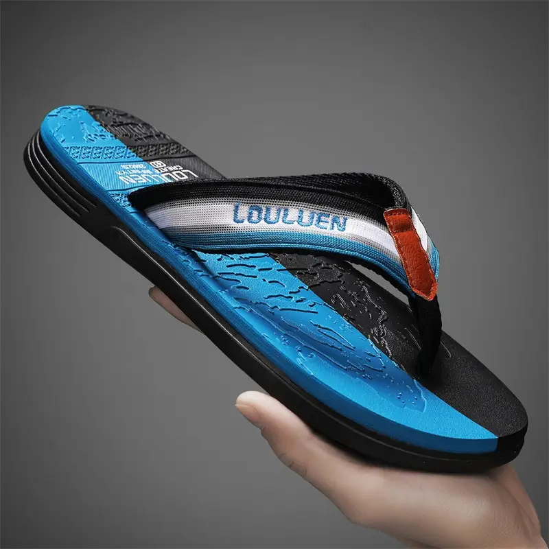 Flip-flops men's sandals and slippers men's flip-flops beach shoes casual summer trendy non-slip stylish outdoor wear - Image 28