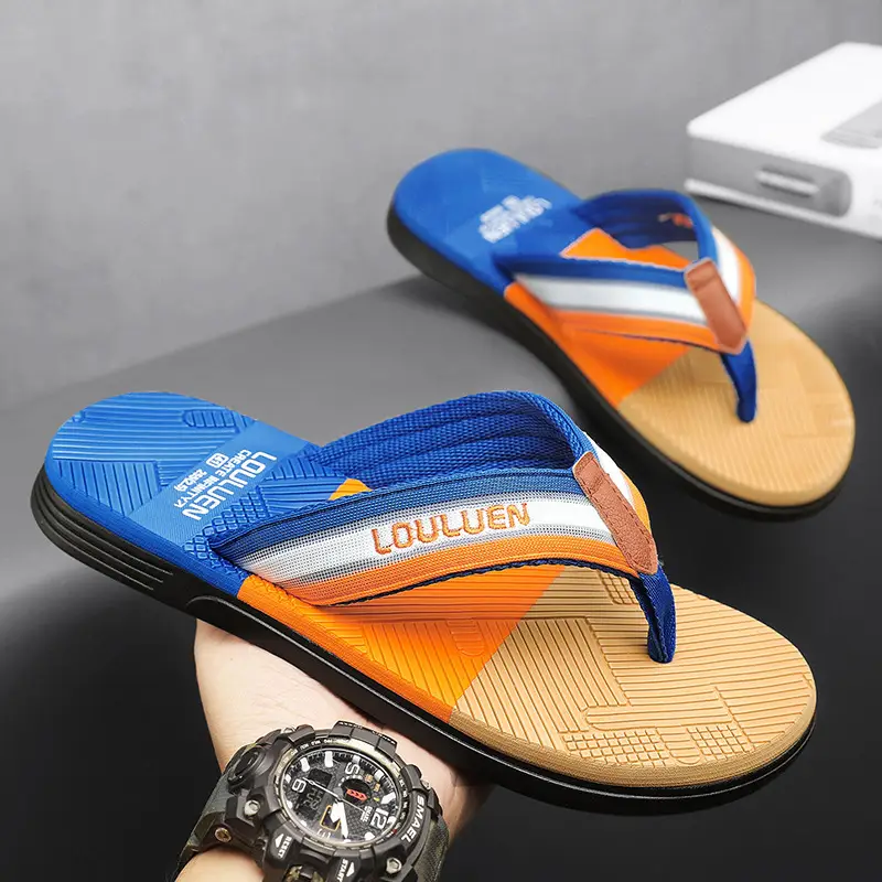 Flip-flops men's sandals and slippers men's flip-flops beach shoes casual summer trendy non-slip stylish outdoor wear - Image 34