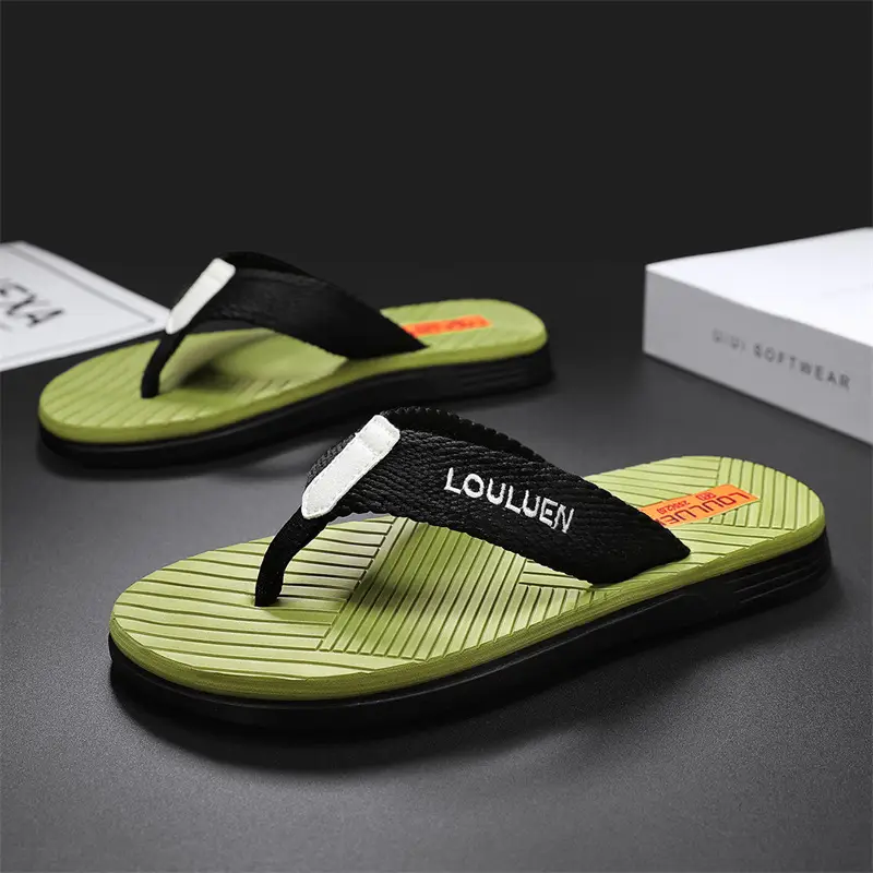 Flip-flops men's sandals and slippers men's flip-flops beach shoes casual summer trendy non-slip stylish outdoor wear - Image 4