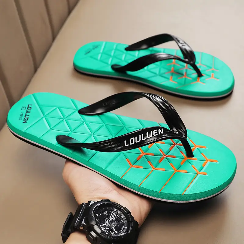 Flip-flops men's sandals and slippers men's flip-flops beach shoes casual summer trendy non-slip stylish outdoor wear - Image 6