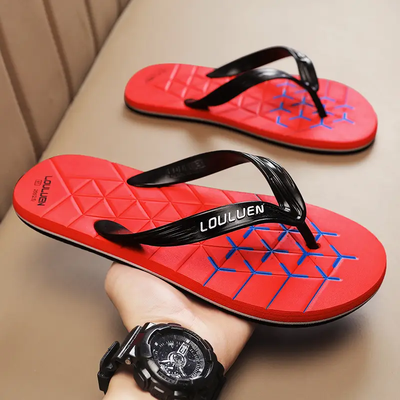 Flip-flops men's sandals and slippers men's flip-flops beach shoes casual summer trendy non-slip stylish outdoor wear - Image 7