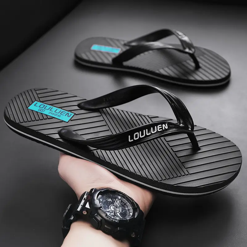 Flip-flops men's sandals and slippers men's flip-flops beach shoes casual summer trendy non-slip stylish outdoor wear - Image 8