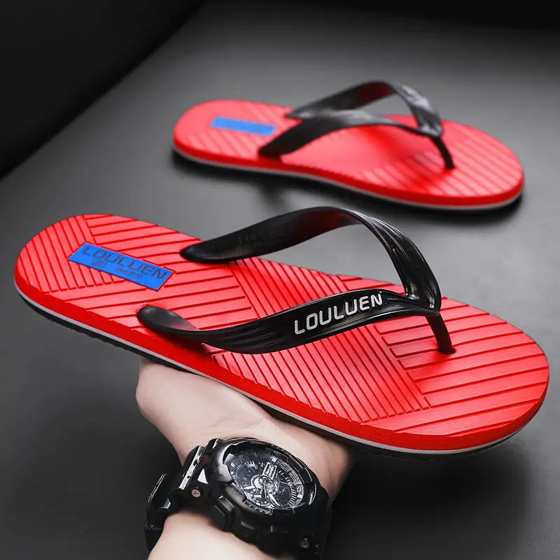 Flip-flops men's sandals and slippers men's flip-flops beach shoes casual summer trendy non-slip stylish outdoor wear - Image 9