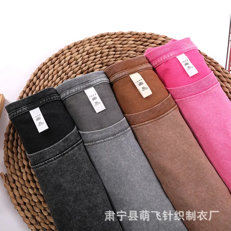 Men Heavy Weight Distressed Cotton T-Shirt 250g - Image 12