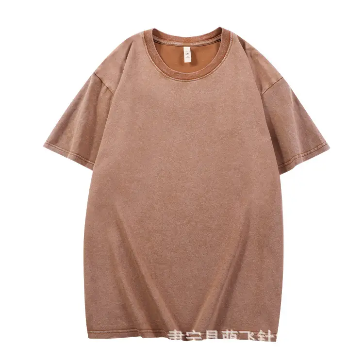 Men Heavy Weight Distressed Cotton T-Shirt 250g — feature 22
