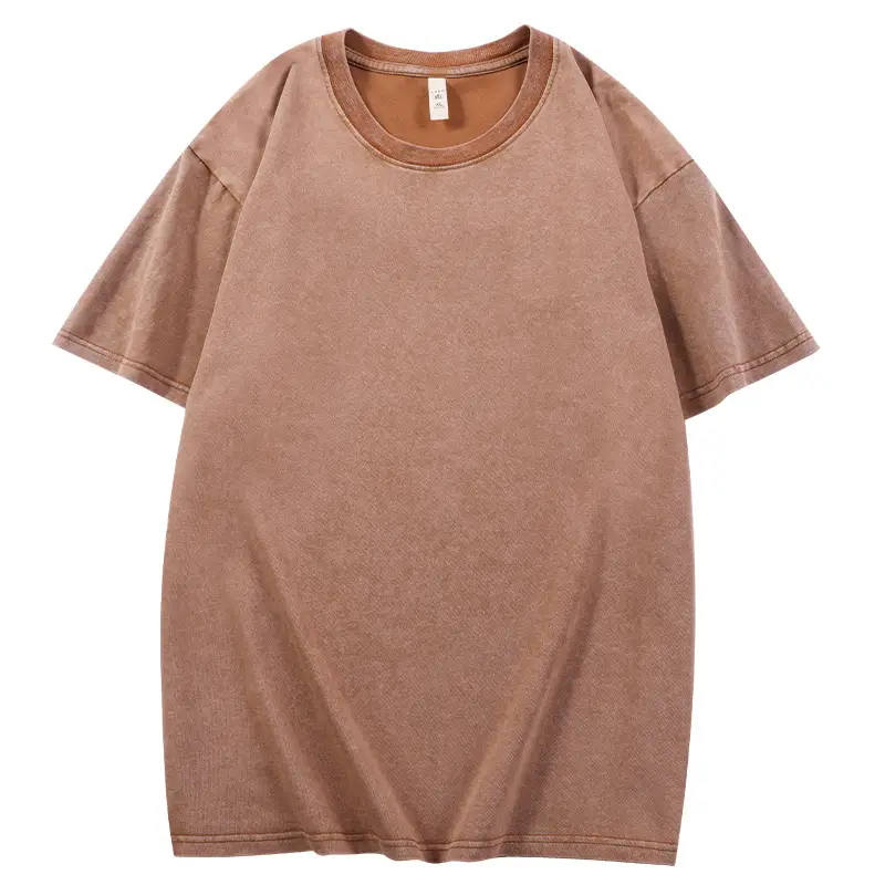 Men Heavy Weight Distressed Cotton T-Shirt 250g - Image 3
