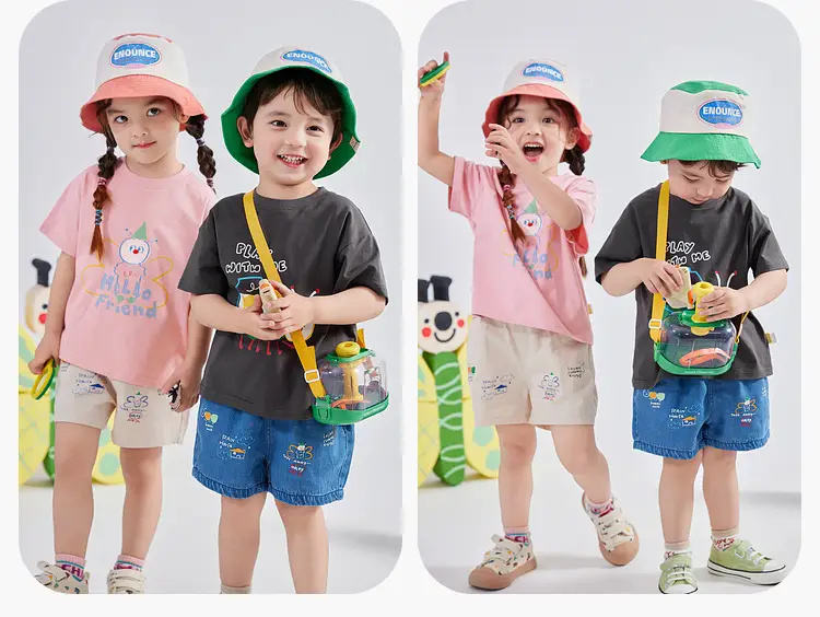 Dudujia Blue Cotton Boys Shorts Summer Casual — feature 25