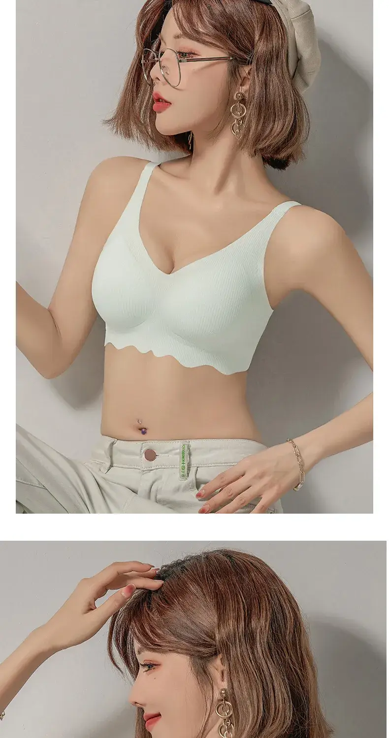 906# Seamless Lifting Underwear Women's Fixed Cup Small — feature 24