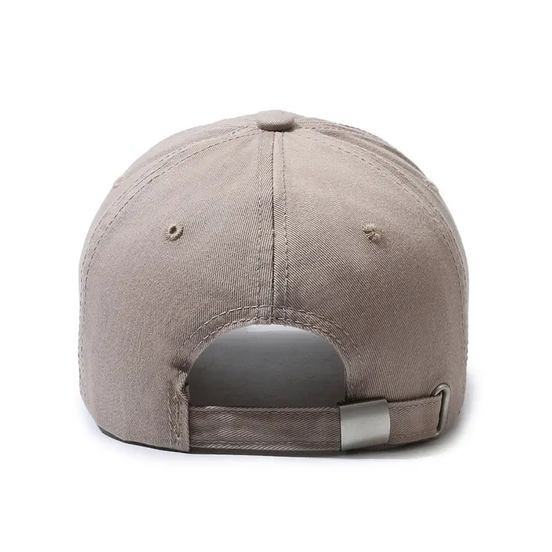 Women's Beige Letter Rhole Baseball Cap - Image 10