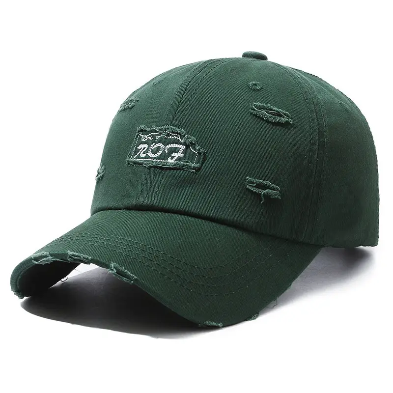 Women's Beige Letter Rhole Baseball Cap - Image 6