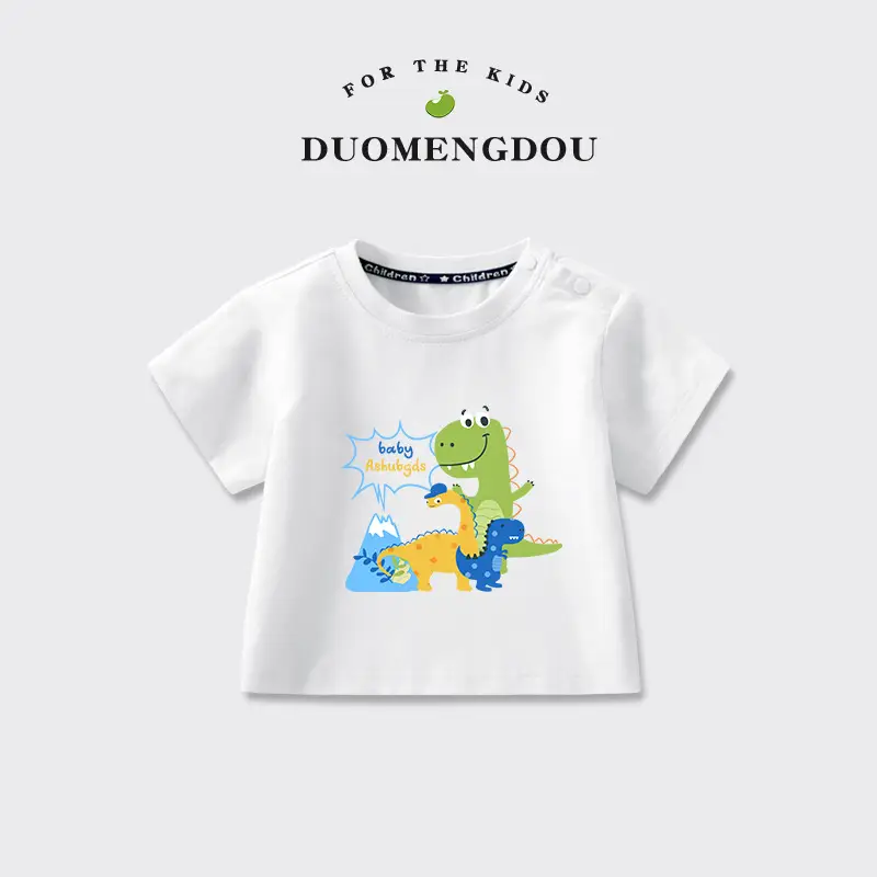 Duo Meng Dou Kids T-Shirt Black Cartoon Print - Image 6