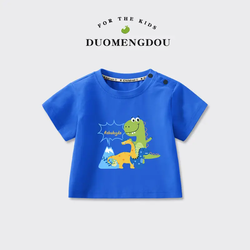 Duo Meng Dou Kids T-Shirt Black Cartoon Print - Image 7