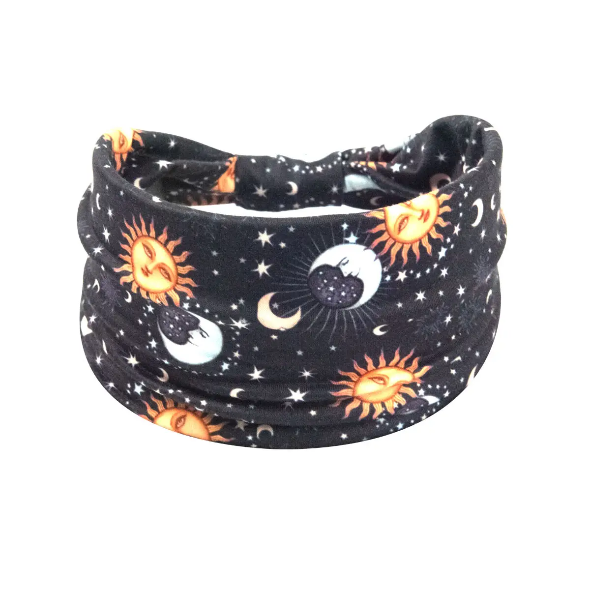 Star Moon Printed Hair Band for Women - Image 2