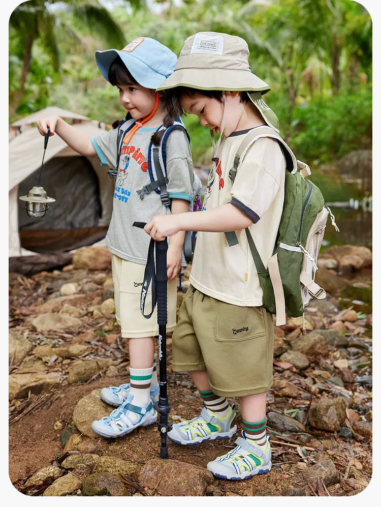 Dudu Jia Boys Shorts Olive Green Summer — feature 16