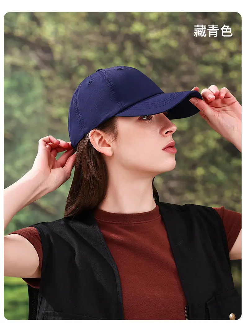 Women's White Baseball Cap Summer Lightweight Outdoor Use — feature 20