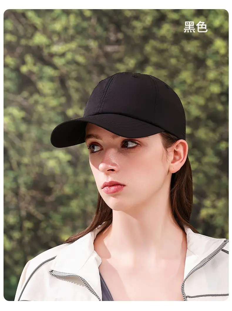 Women's White Baseball Cap Summer Lightweight Outdoor Use — feature 22