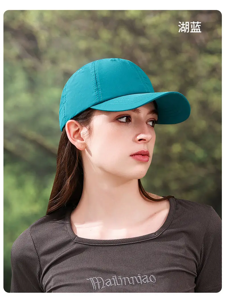 Women's White Baseball Cap Summer Lightweight Outdoor Use — feature 24