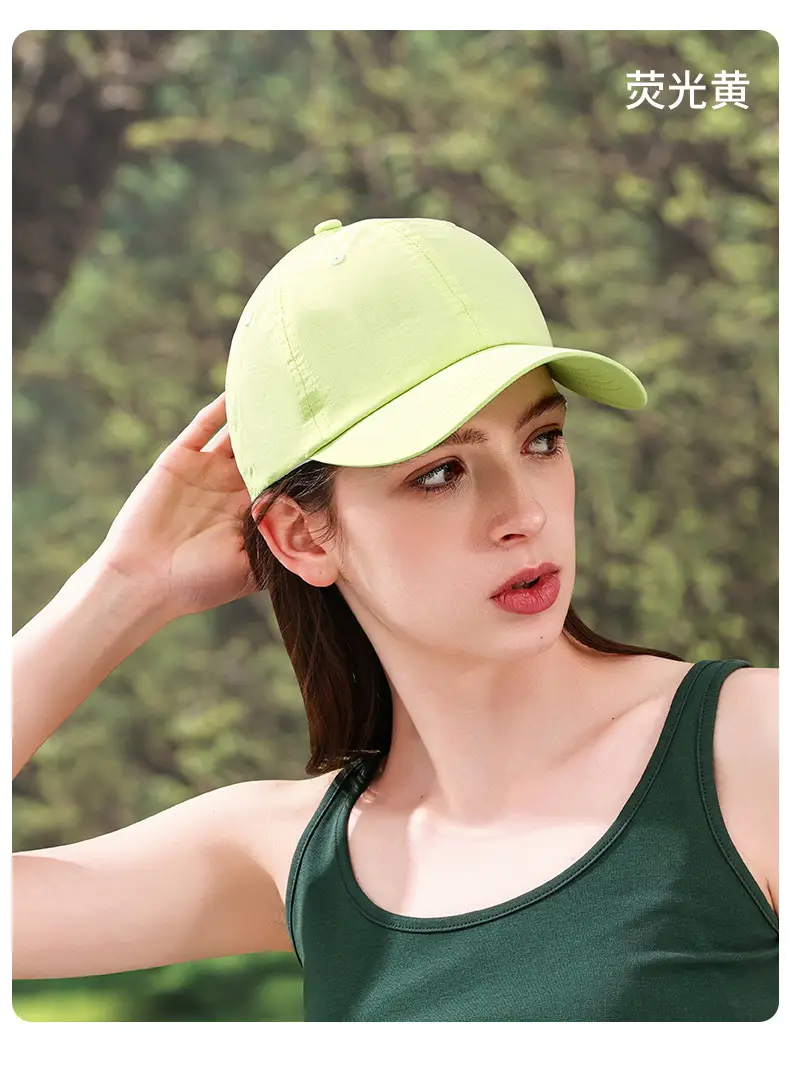 Women's White Baseball Cap Summer Lightweight Outdoor Use — feature 25