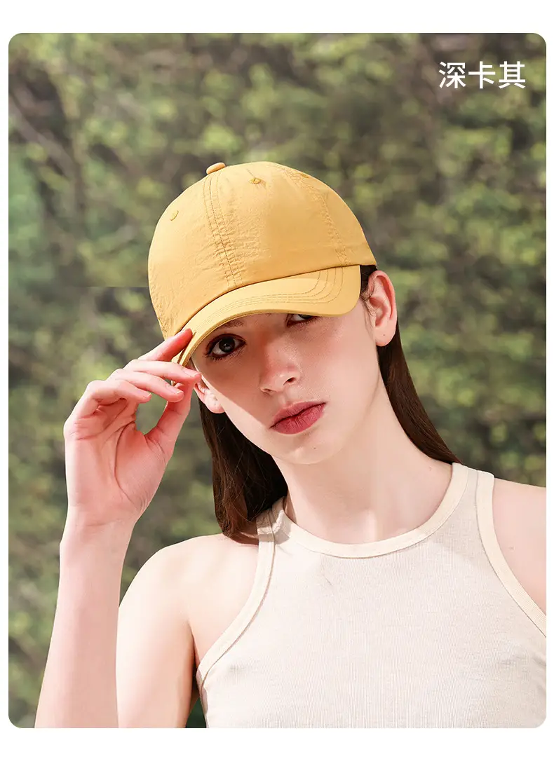 Women's White Baseball Cap Summer Lightweight Outdoor Use — feature 27