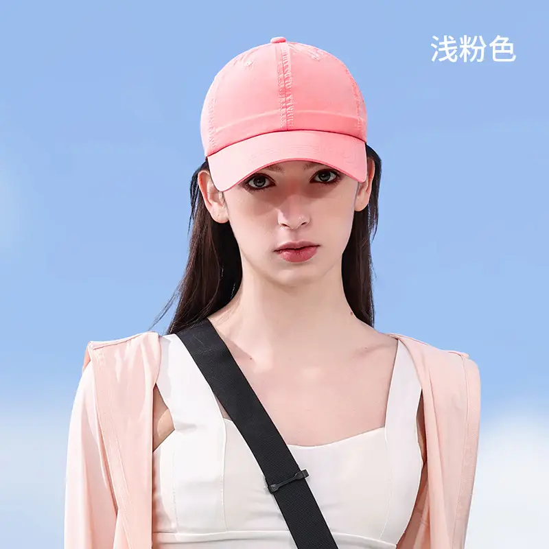 Women's White Baseball Cap Summer Lightweight Outdoor Use - Image 12