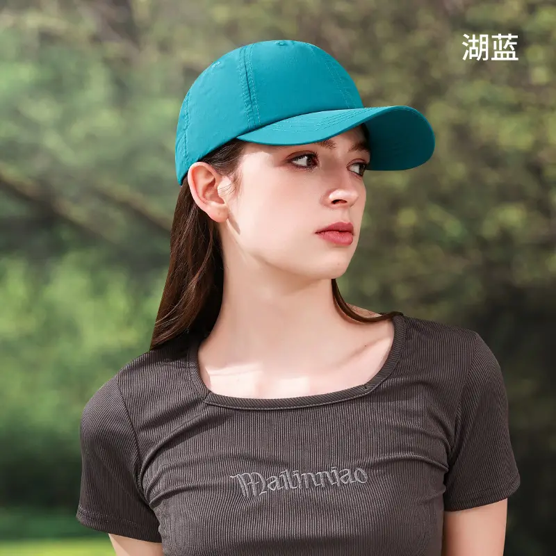 Women's White Baseball Cap Summer Lightweight Outdoor Use - Image 2