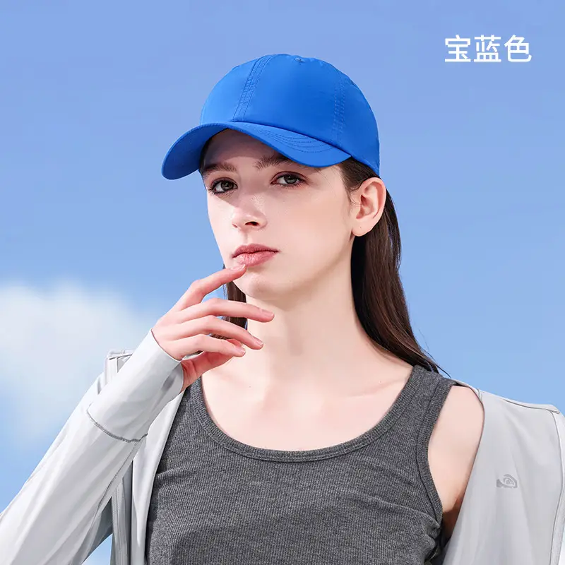 Women's White Baseball Cap Summer Lightweight Outdoor Use - Image 3