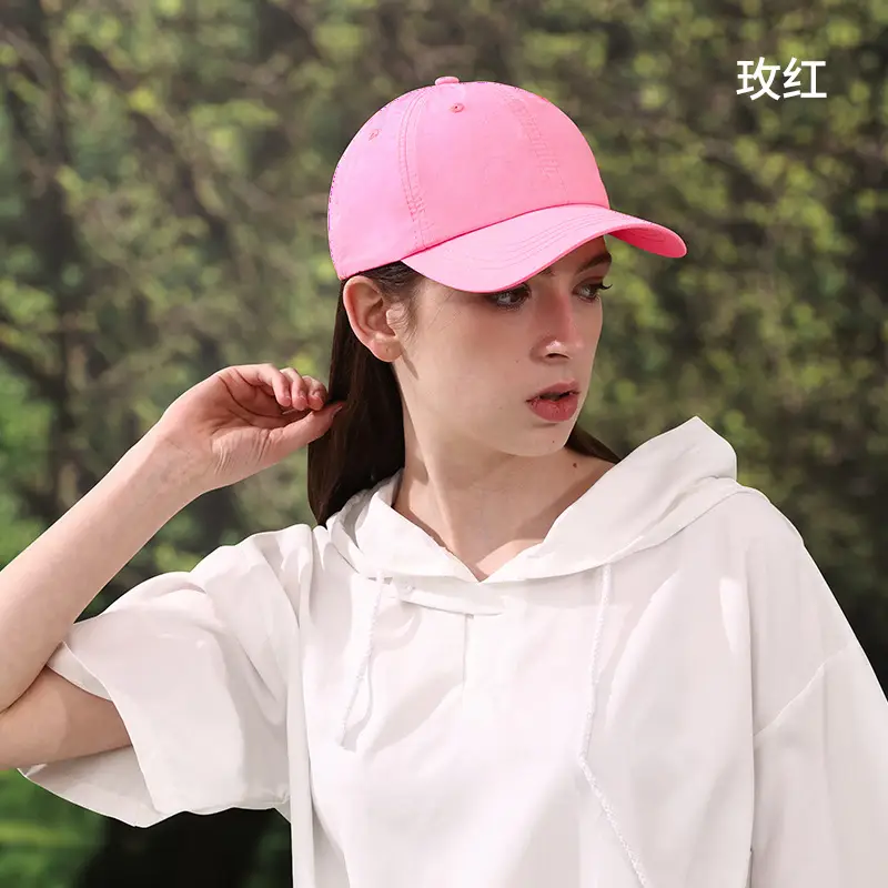Women's White Baseball Cap Summer Lightweight Outdoor Use - Image 5