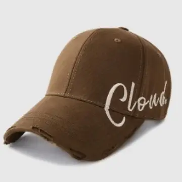 Brown Cloudbrown Embroidered Baseball Cap for Women Men