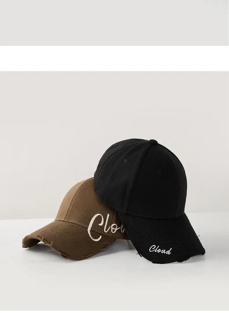 Brown Cloudbrown Embroidered Baseball Cap for Women Men — feature 15