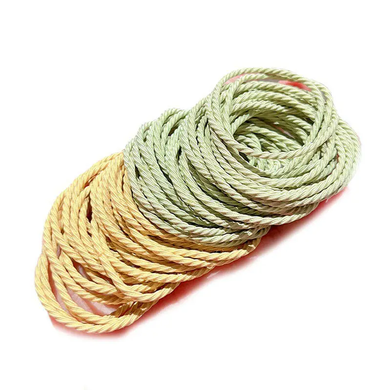 Green & Gold Hair Rope 100 Threads Non-Slip - Image 21