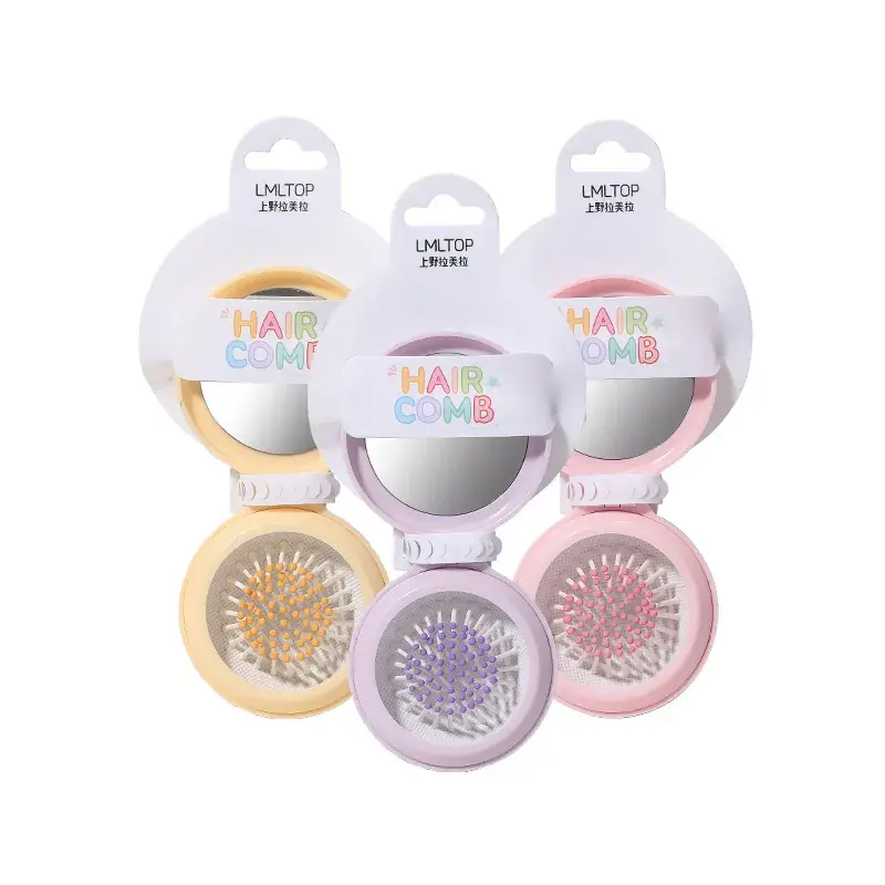LMLTOP Mini Hair Comb Air Cushion Mirror SY758 - Image 7
