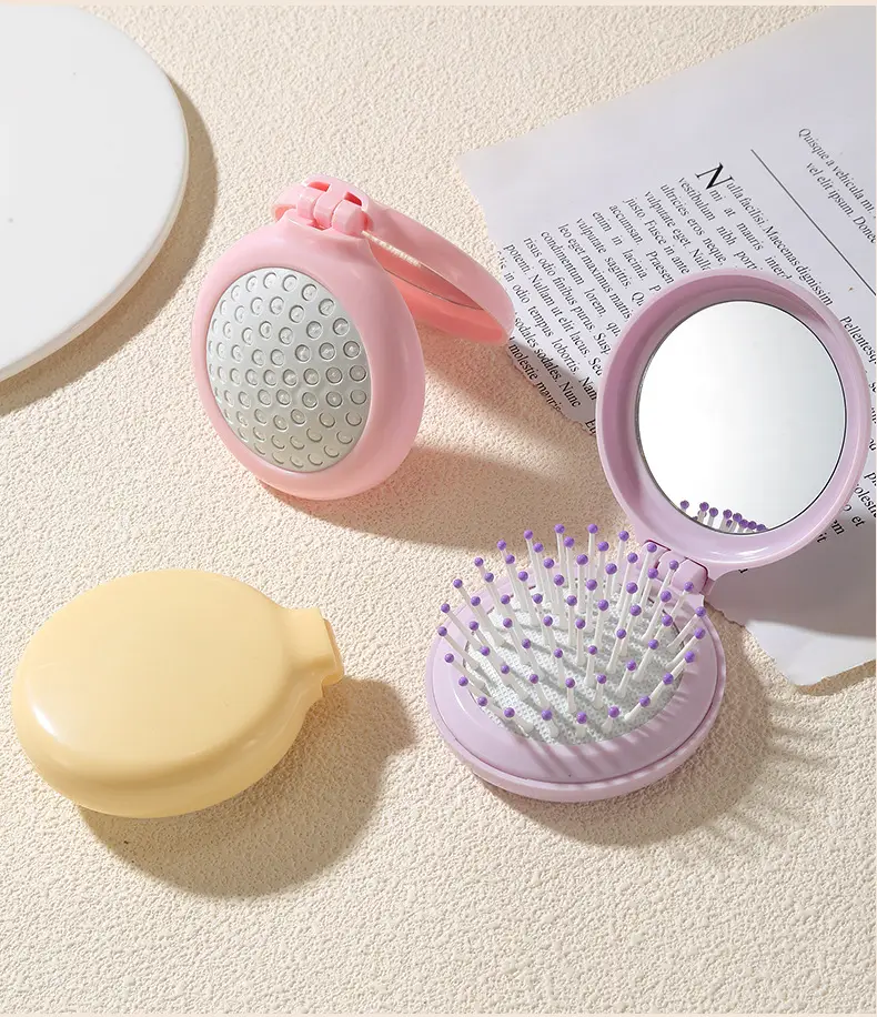 LMLTOP Mini Hair Comb Air Cushion Mirror SY758 — feature 10