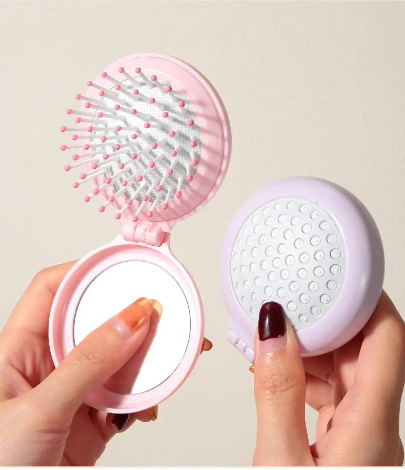 LMLTOP Mini Hair Comb Air Cushion Mirror SY758 — feature 11